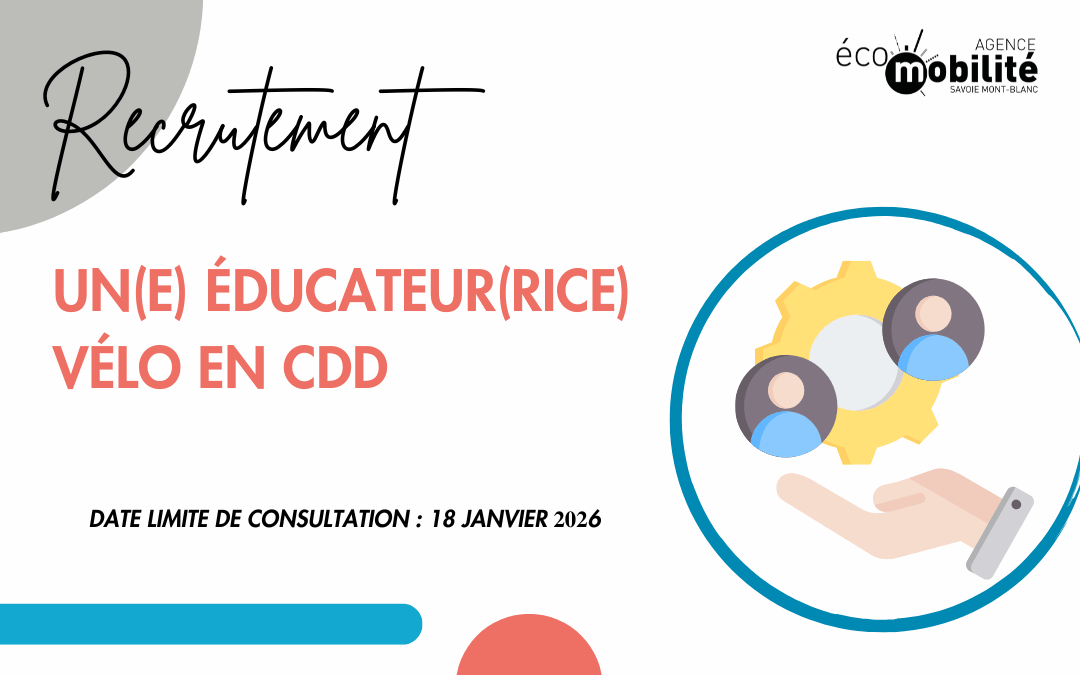 Éducateur Vélo (CDD) Grand Chambéry