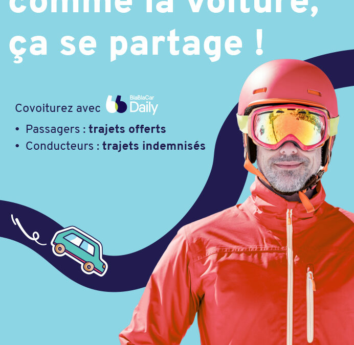 Covoiturez gratuitement en Savoie avec BlaBlaCar Daily !